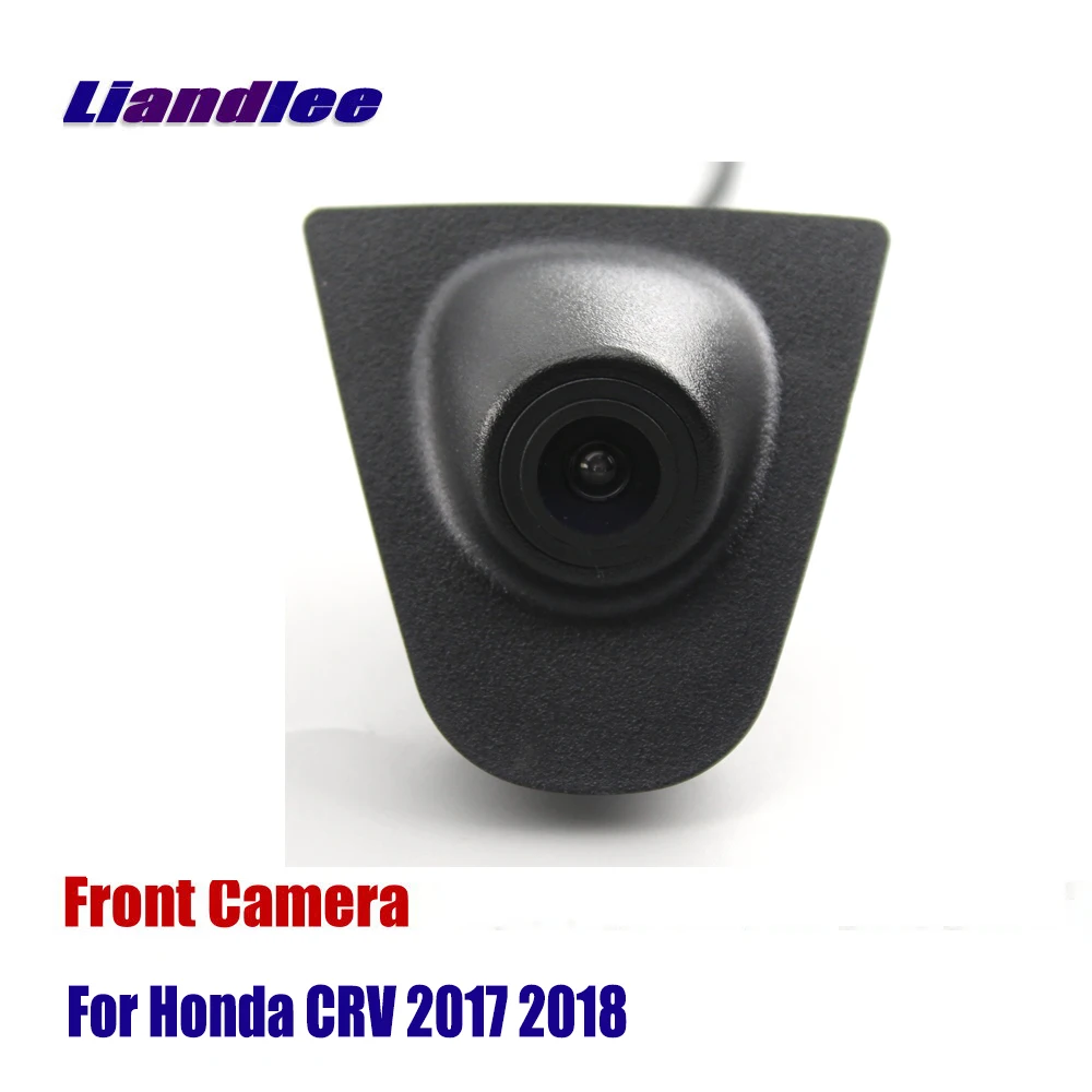 Liandlee Автомобильная камера переднего вида для Honda CRV CR-V логотип встроенный 4," ЖК-монитор экран переключатель прикуривателя