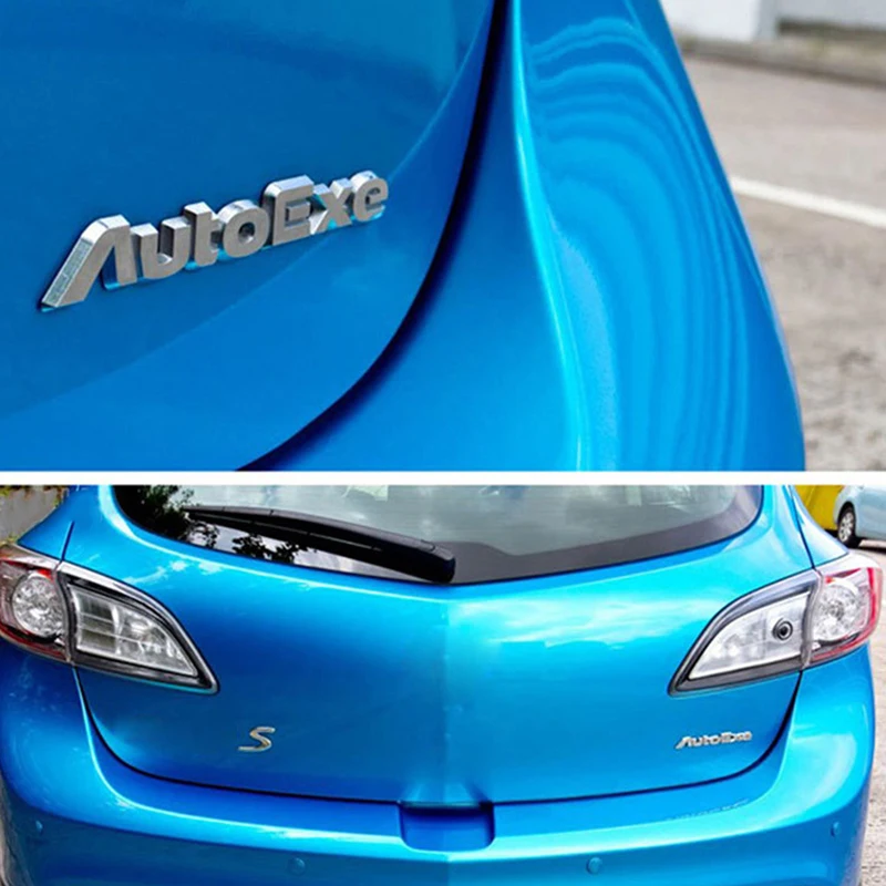 Autoexe Стикеры для Mazda 3 4 года 5 6 CX CX3 Atenza Axela MX RX8 RX7 323 626 Скорость хромированные