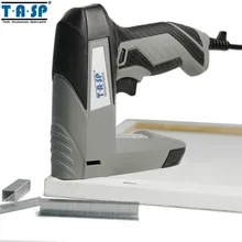 TASP 220V 45W Stapler Electric Staple Nail Gun Tacker for Woodworking Power Tool