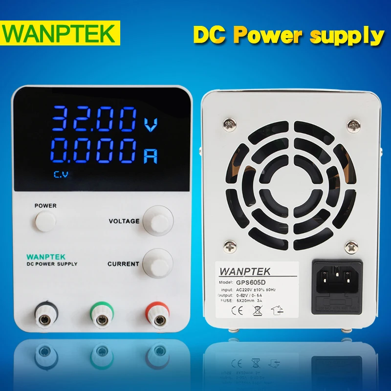 

High Precision Adjustable 0.01V 0.001A 220V 60V 5A Single phase SMPS DC Digital voltage regulator DC Power Supply For scientific