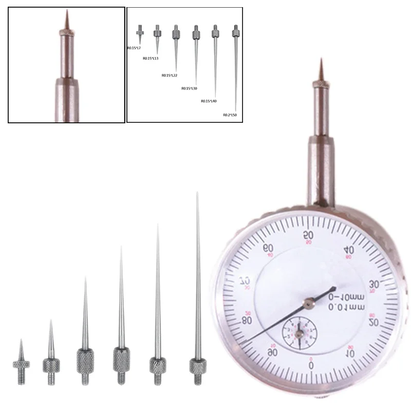 Depth gauge Indicator Extension Rod Tools 5pcs Dial Digital Stem Industrial
