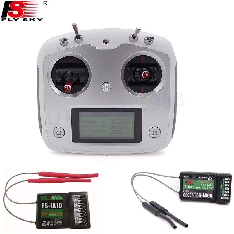 Flysky FS I6S 10ch 2 4 г AFHDS 2A передатчика радиоуправляемой модели Управление w/ iA6B iA10B