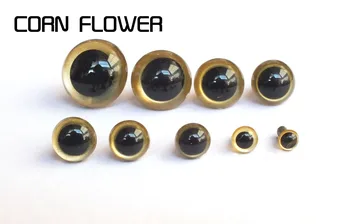 

Hot Color Gold Color Plastics Safety Eyes With Washer--9 Size can choose--5-18mm from CORN FLOWER