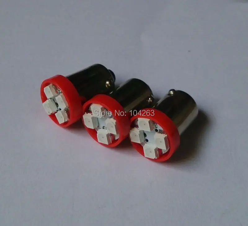 Бесплатная доставка 906 Ba9s #44 #47 4 шт. SMD3528 в светодиодный тока светодиодная лампочка