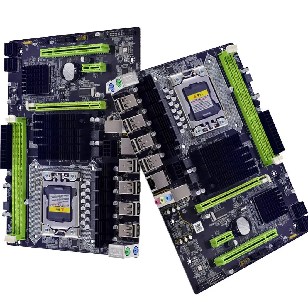 

X58 LGA 1366 motherboard Discrete Graphic channel REG S-ATA II PCI Express 16X ECC Backplane Dual DDR3 Channel