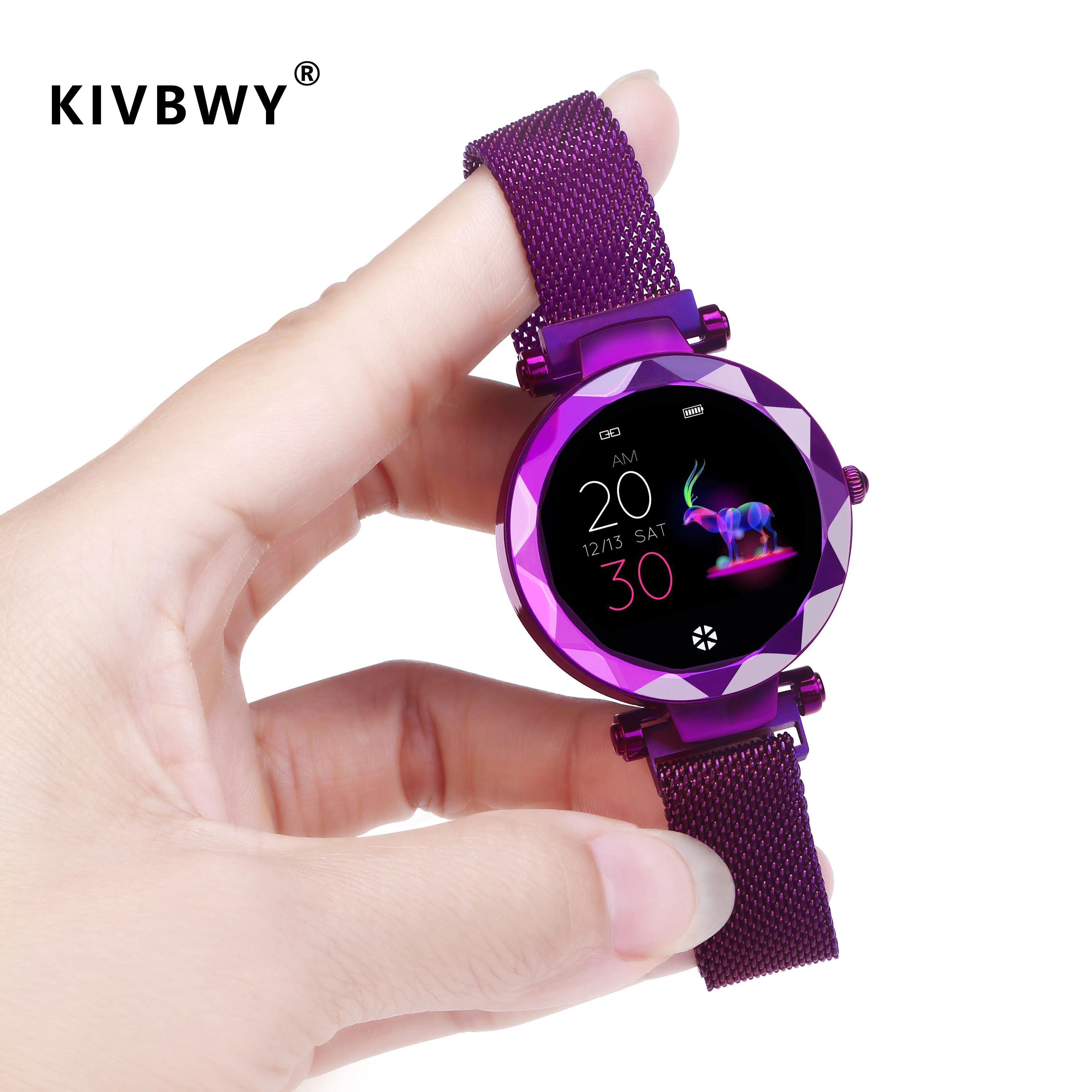 

HI18 Smart Watch Woman Wristband Crystal Golden Bracelet Fitness Wristband Heart Rate Blood Pressure Monitor Fitness Bracelet