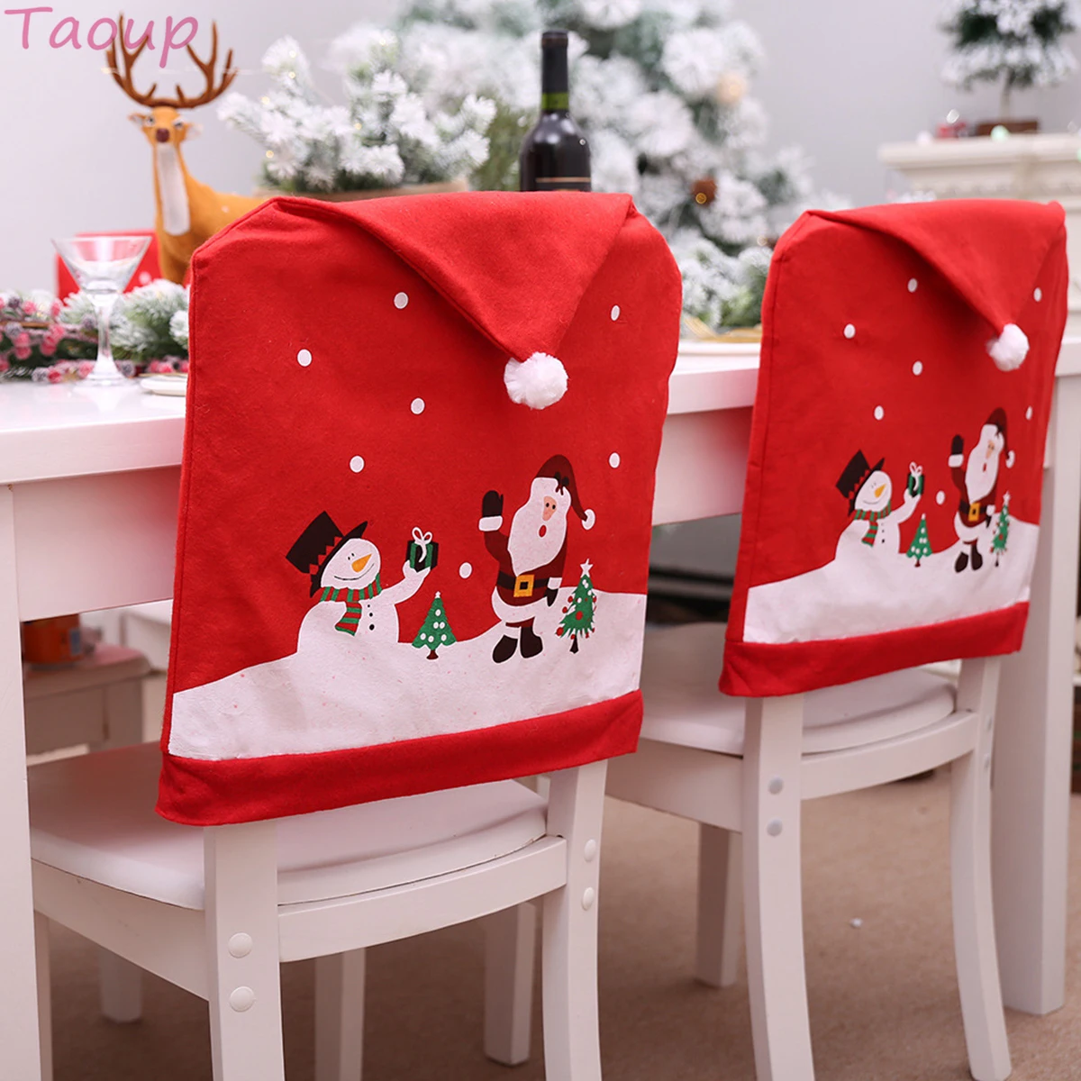 santa hats for chairs