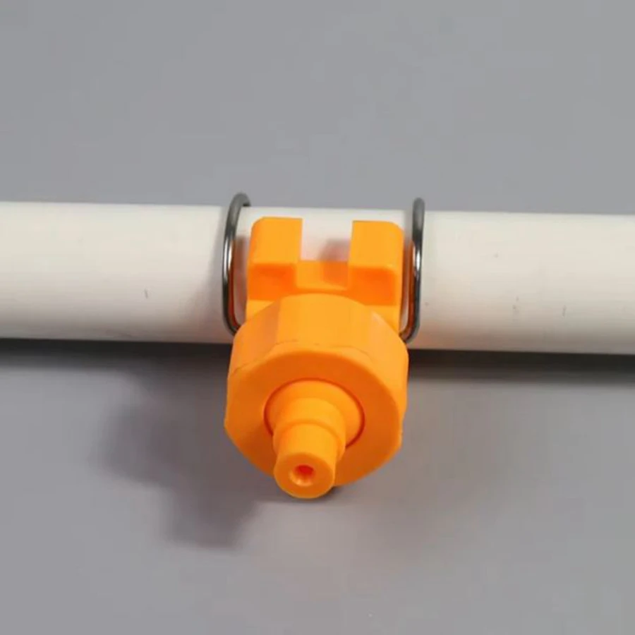 

PP plastic Adjustable spherical clip fan nozzle, pipe clamp type cone nozzle, Pretreatment rinsing clamp eyelet clip nozzle