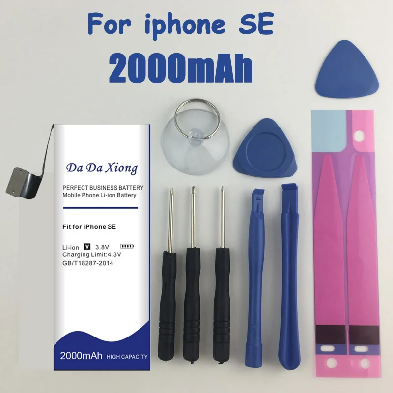 

2000mAh For Apple iPhone SE Battery High Capacity Phone Batteries +Free Tools