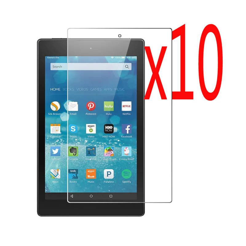 10x Clear Films + 10x Clean Cloth , LCD Screen Protector Protective