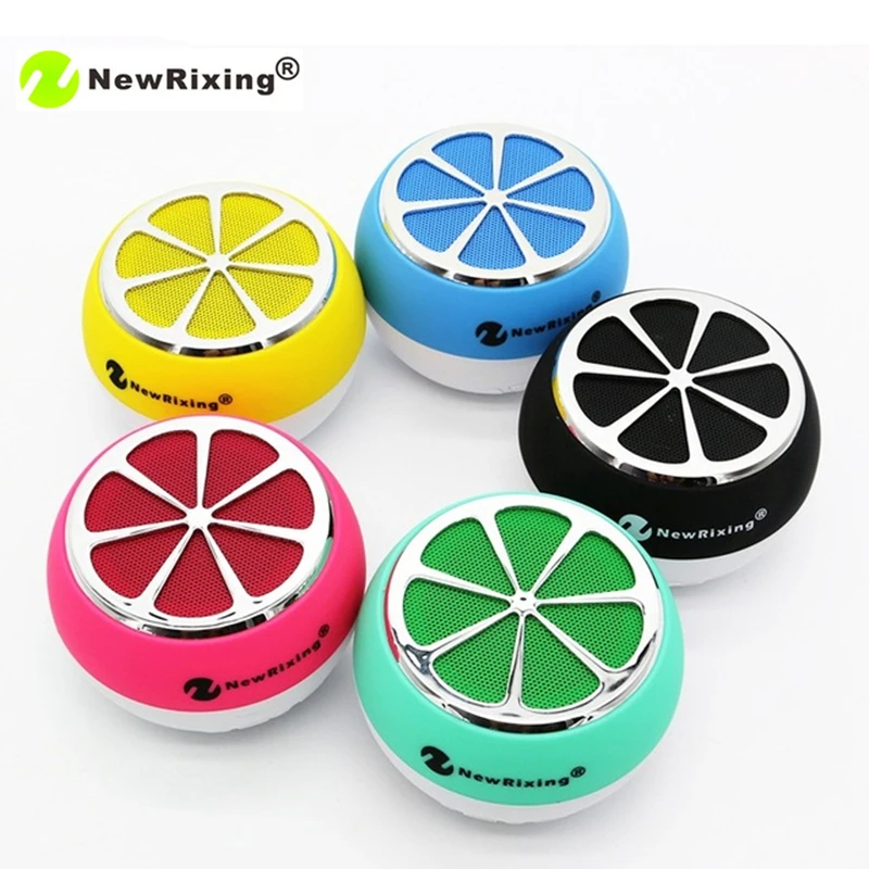 Newrixing Portable Mini Bluetooth font b Speakers b font lemon shape Wireless Smart Hands Free Cute