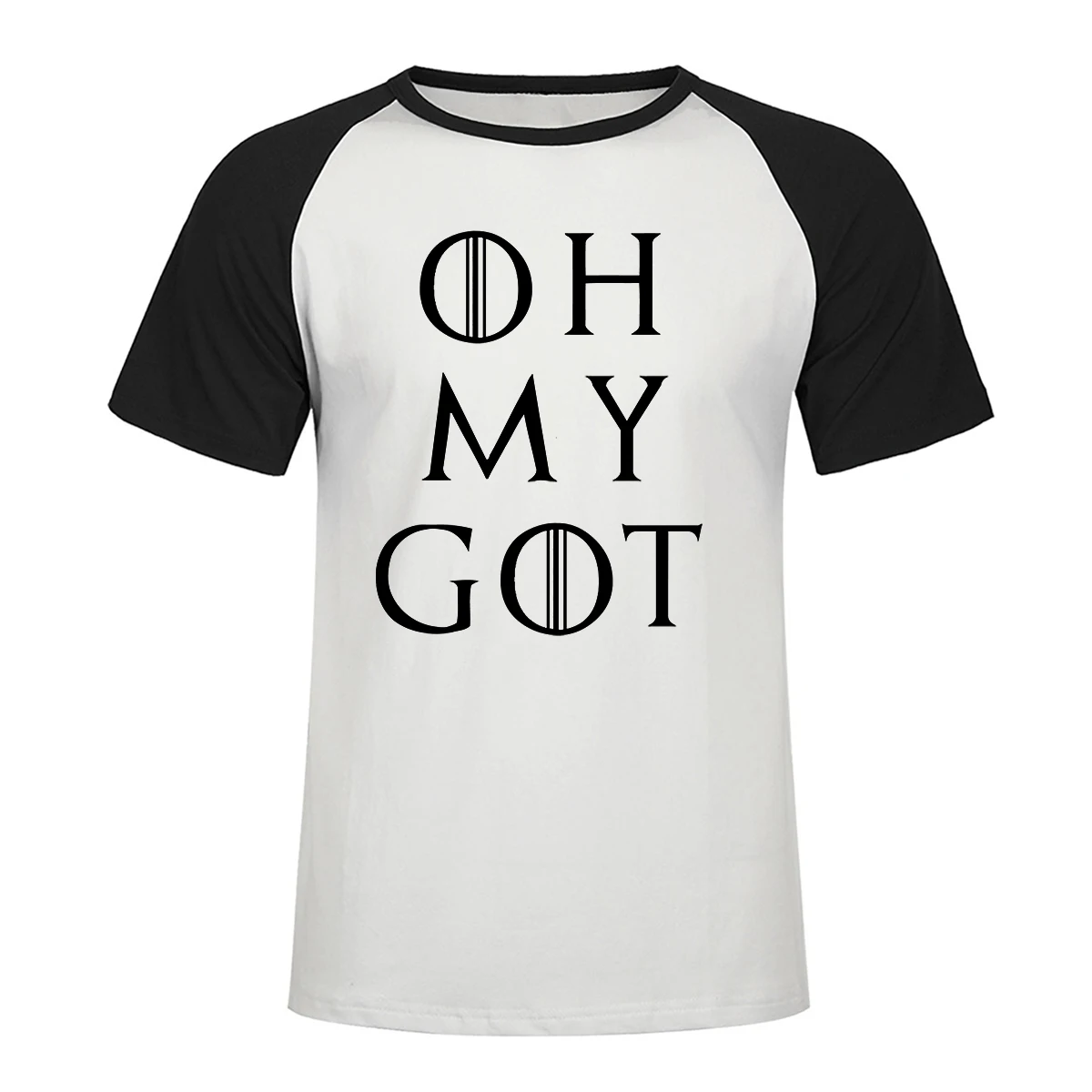

Letter Oh MY GOT 2019 Summer Short Sleeve Men Raglan T-shirt Fashion Casual Harajuku Tshirt Funny T Shirts Hip Hop T Shirt