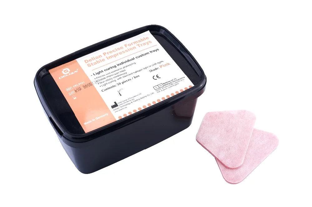 

Delian Precise Formable Stable Impression Trays Light Curing LC Individaul Custom Trays LC Trays