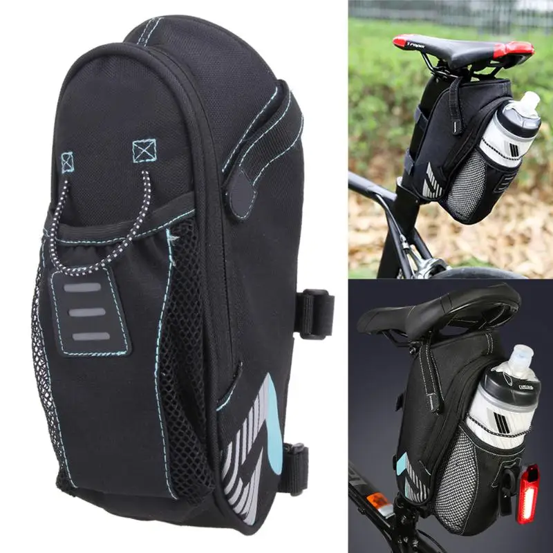 Bike Bicycle Tail Bag Bicycle Cycling Saddle Bag With Water Bottle