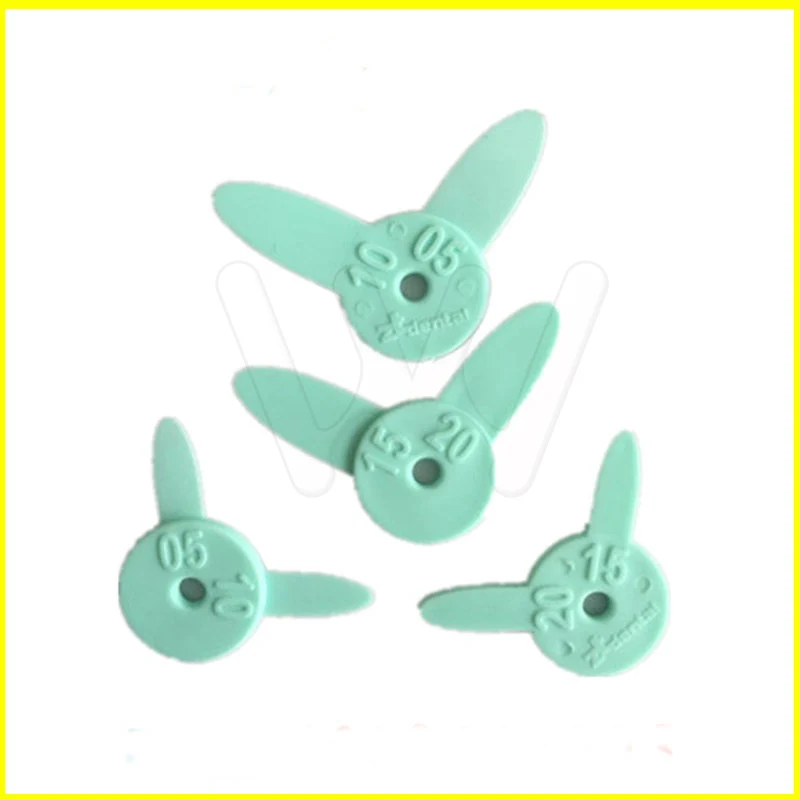 4pcsSet Dental Rubber Ruler for Measurement of Tooth Slit Teeth Instrument Tool For Dentistry Lab (3)