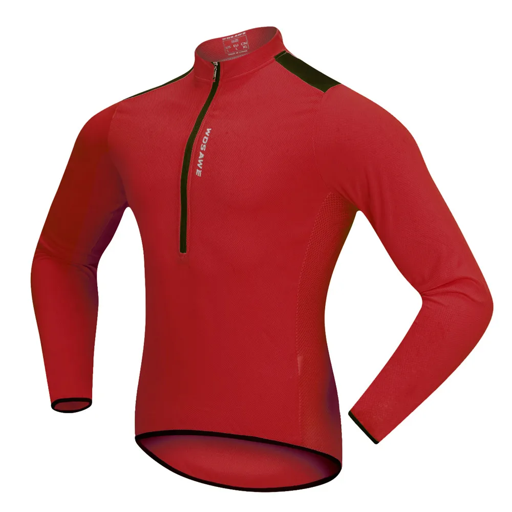 WOSAWE Cycling Jerseys Men Long Sleeve High Visibility Maillot Ciclismo Bike Bicycle Cycle Wear Autumn Outdoor Sports Clothing WOSAWE Cycling Jerseys Men Long Sleeve High Visibility Maillot Ciclismo Bike Bicycle Cycle Wear Autumn Outdoor Sports Clothing