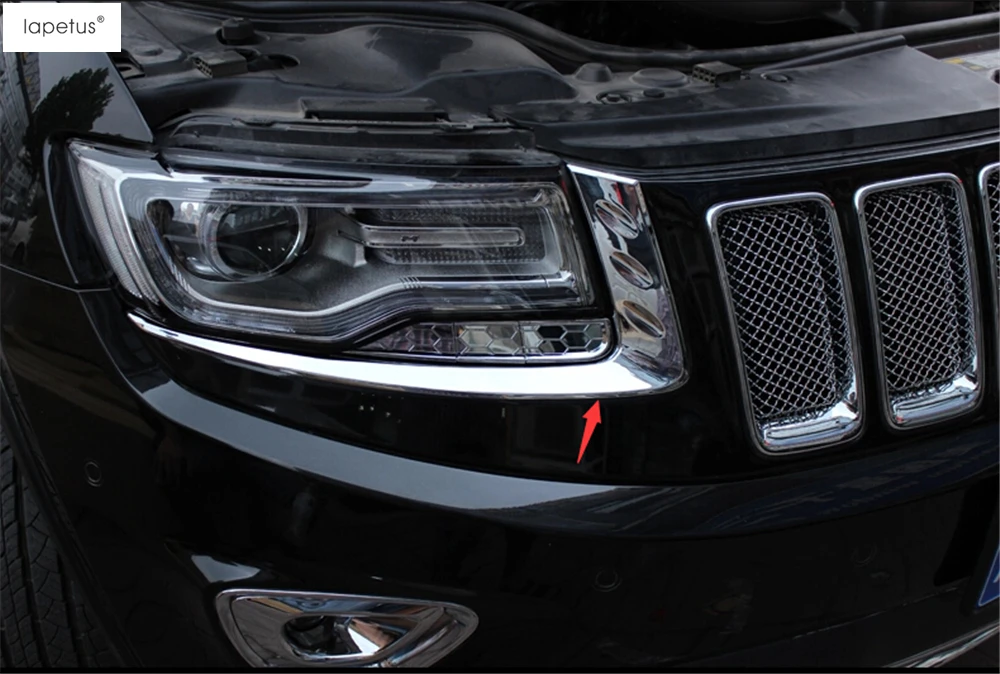 Lapetus ABS ! Accessories Front Headlight Lamp Eyelid Eyebrow Molding