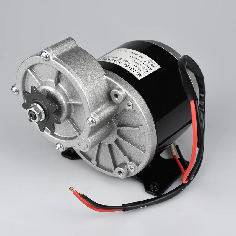 Щеточный мотор редуктор постоянного тока LINGYING MY1016Z 24 В 36 350 Вт|36v 350w|electric bike enginemotor