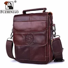 FUZHINIAO мужские дорожные сумки из натуральной кожи, сумка-мессенджер, модная сумка через плечо, сумки через плечо, маленькие сумки из воловьей кожи с клапаном