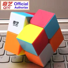 QIYI order 2x2 скоростной магический куб без наклеек 2x2x2 Cubo Magico Puzzle Развивающие игрушки для детей подарок для детей Волшебный куб MF2SET