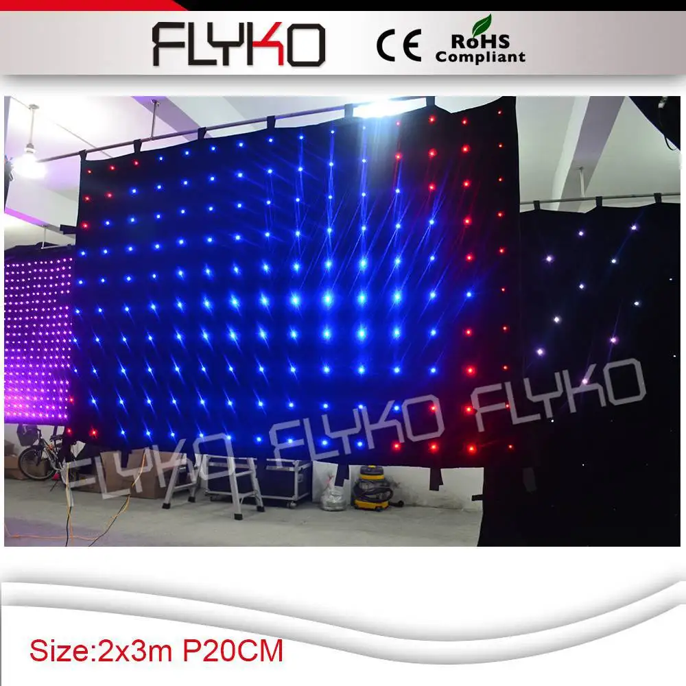 

P20CM Cheapr stage text display led curtain free shipping price