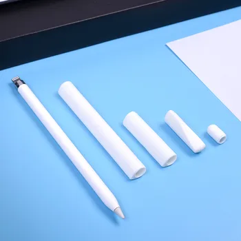 

Besegad Silicone Replacement Cap Cover Case Tip Nib Protector + 2PCS Pen Sleeve Holder Grip for iPad Pro Apple Pencil Ipencil