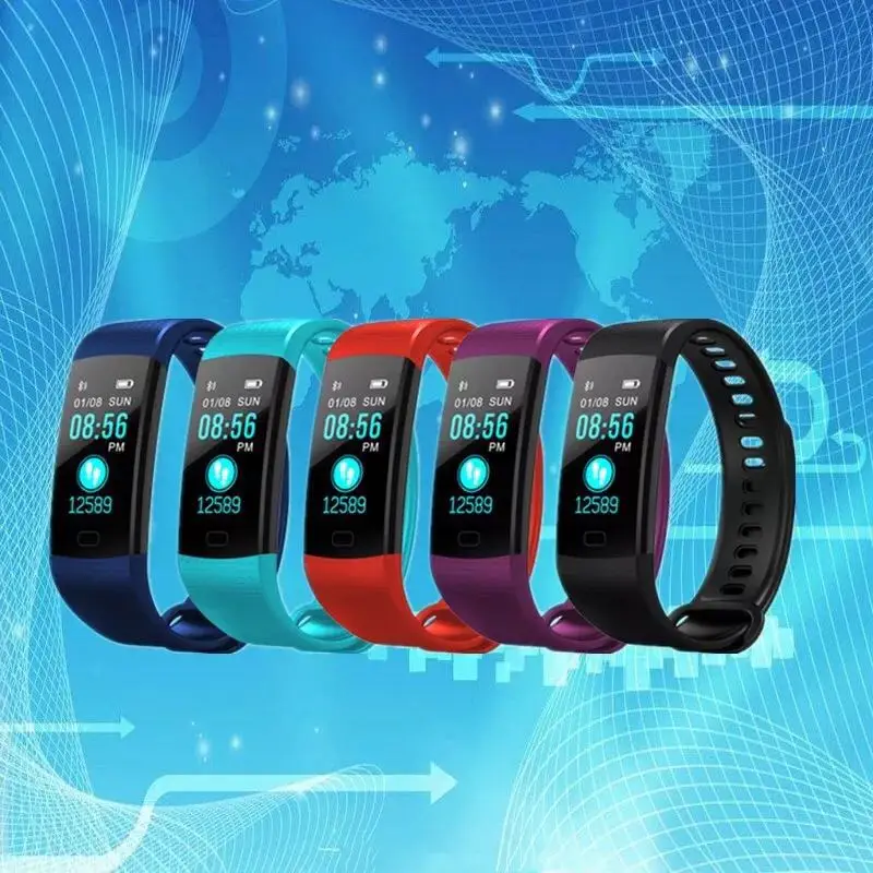 

Smart Watch BANGWEI Waterproof ECG Real-time Mini Dynamic Heart Rate Sport Watch Fitness Wrist Support USB Charging Men Watch