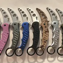 Karambit тренировочный нож, тренировочный складной нож, походный карманный нож для выживания, охотничьи Тактические Ножи, инструмент для повседневного использования, не острый