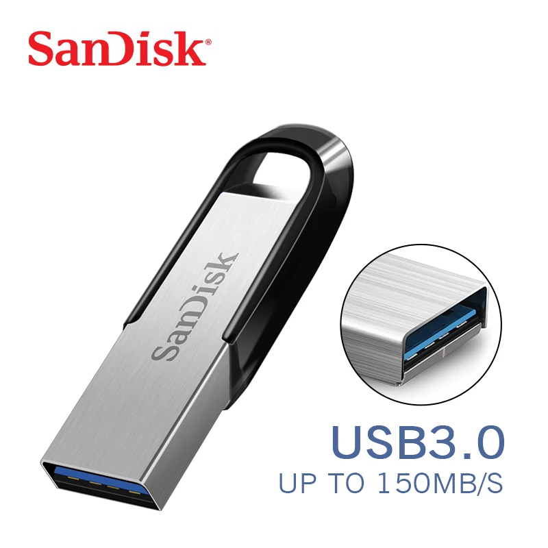 Двойной Флеш-накопитель SanDisk USB флэш-накопитель 16 Гб оперативной памяти, 32 Гб встроенной памяти, 64 ГБ 128 г 256 CZ73 150 МБ/с. USB 3,0 Ультра талант memoria stick флеш-накопителей и флэш-диск U диск