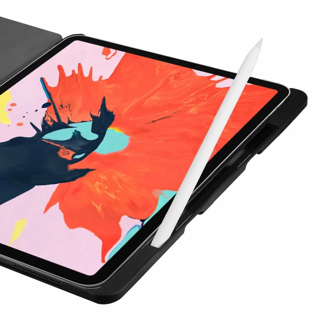 Для iPad Pro 12,9 2018 чехол цветной чехол с принтами чехол для нового iPad Pro 12,9 ''магнитно Беспроводное зарядное устройство футляр