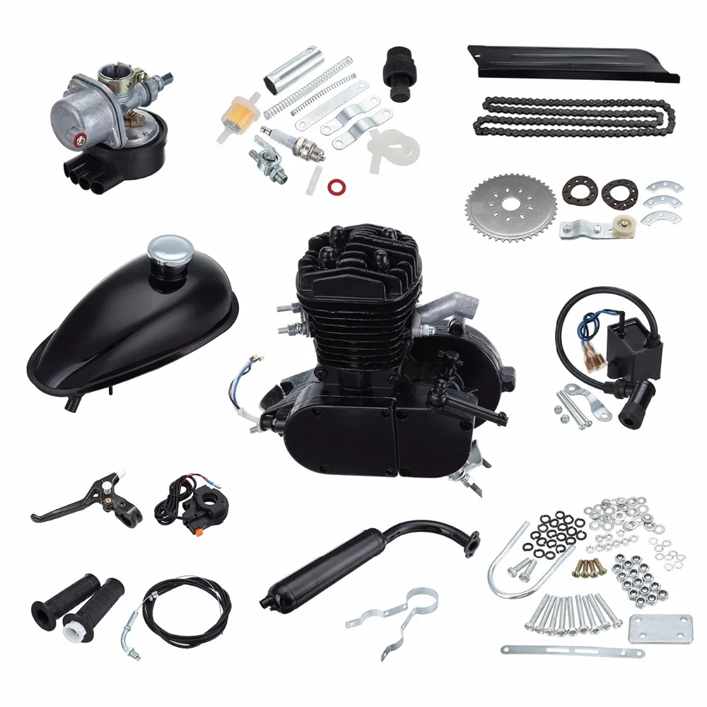 26" 28" Bike 2 Stroke 50CC Motorized Bicycle Bike Engine Gas Kit in