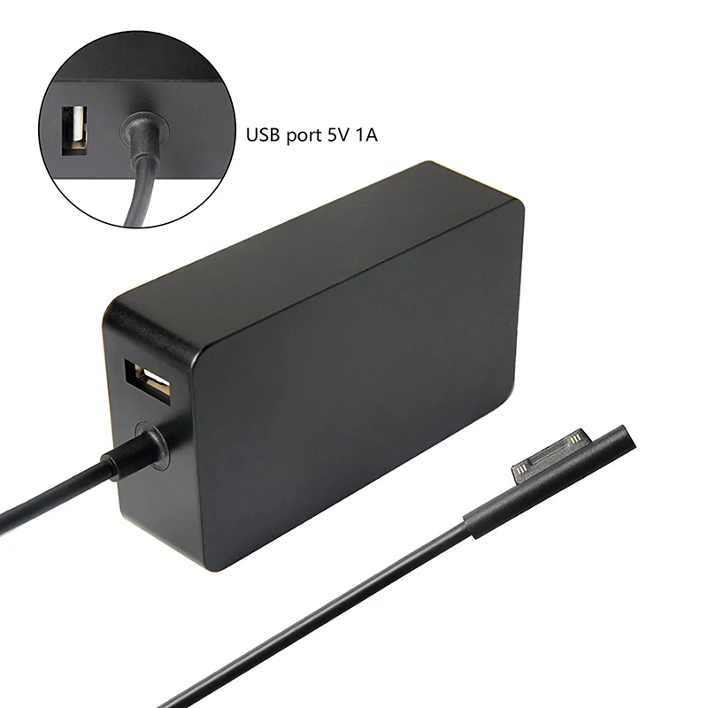 15V 4A 65W адаптер переменного тока для ноутбука Microsoft Surface Pro 4 Pro3 Tablet Book A1706 с 5V 1A USB