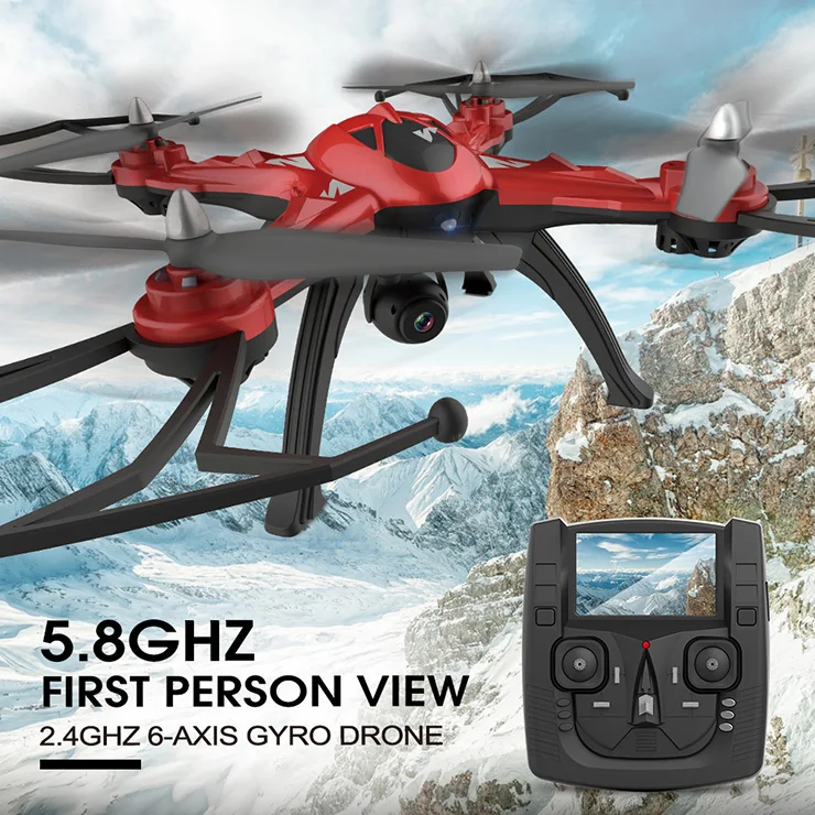 JJRC H25G 6-Axis Gyro Headless Mode 5.8G FPV 2MP Camera RC Quadcopter RTF 2.4GHz