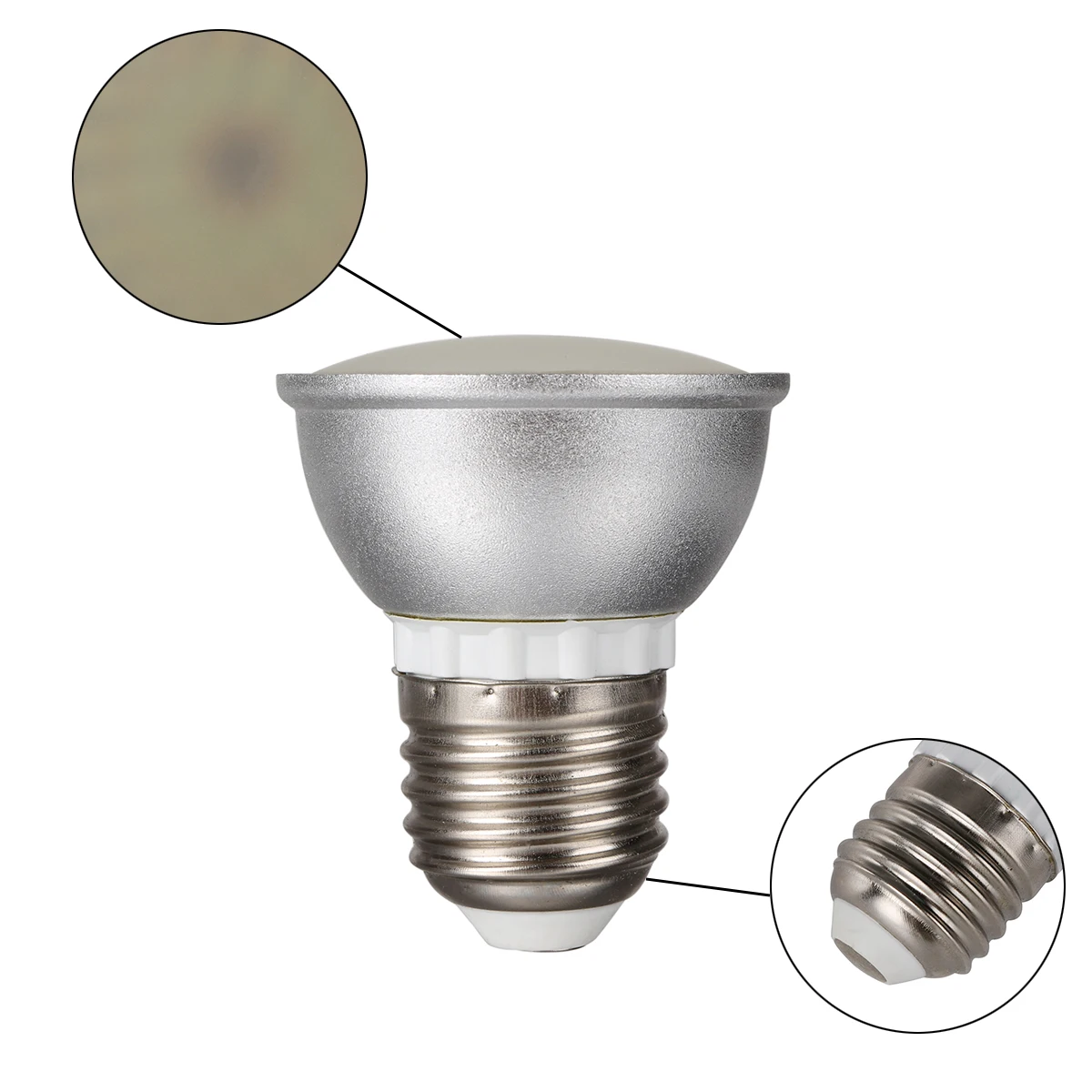 3 Вт MR16 GU10 E27 Светодиодный прожектор точечная лампа 3014 SMD диммируемая Трехцветная