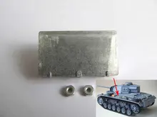 Mato upper hull metal box 3 for 1/16 1:16 RC Panzer III, IIIH, Stug III tank metal upgraded part