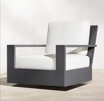 

Patio outdoor garden aluminum classic swivel chair furniture clearance