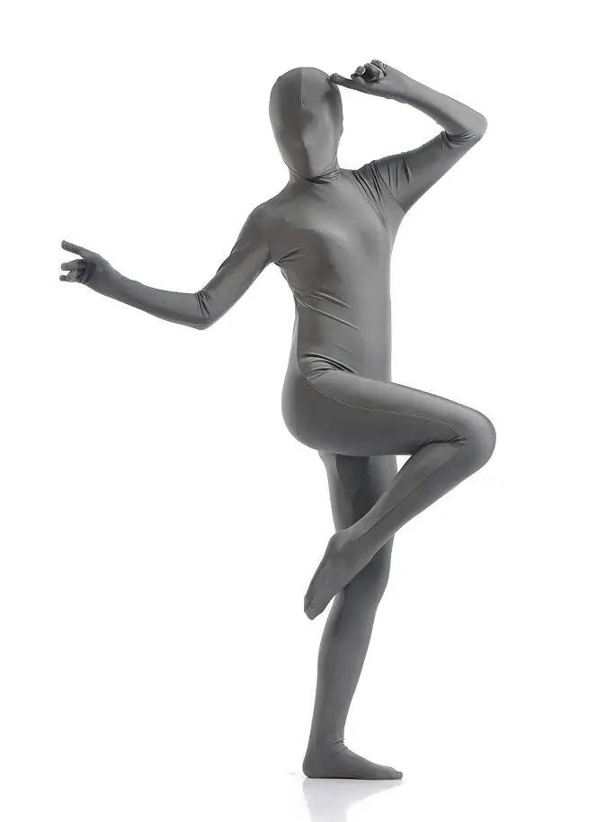 Высокое качество Zentai костюмы полный тело лайкра косплей одежда кожа костюм комбинезон костюмы на Хэллоуин Взрослый комбинезон унисекс - Цвет: Colour 10