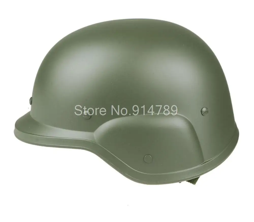 

US PASGT SWAT AIRSOFT M88 STYLE PLASTIC HELMET GREEN-34248