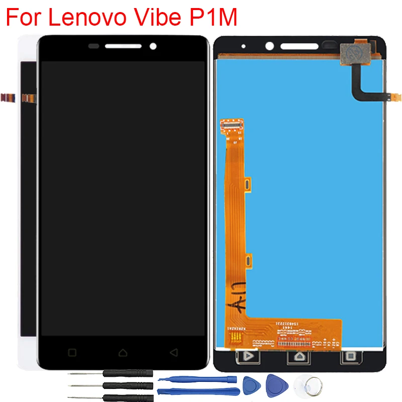 

Original P1M LCD For Lenovo Vibe P1M LCD Display Touch Screen Assembly 5.0 Inch Display For Lenovo P1MA40 P1MC50 LCD Screen