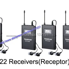 22 шт./лот Takstar wtg-500 одного приема(в том числе наушники) Беспроводной экскурсовод система приемники только+ наушники вкладыши