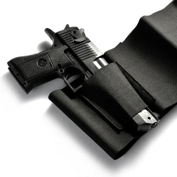 

Tactical Adjustable Belly Band Waist Pistol Gun Holster Belt Girdle Elastic Magazine Pouches Glock 17 19 22 23 31 32 most pistol