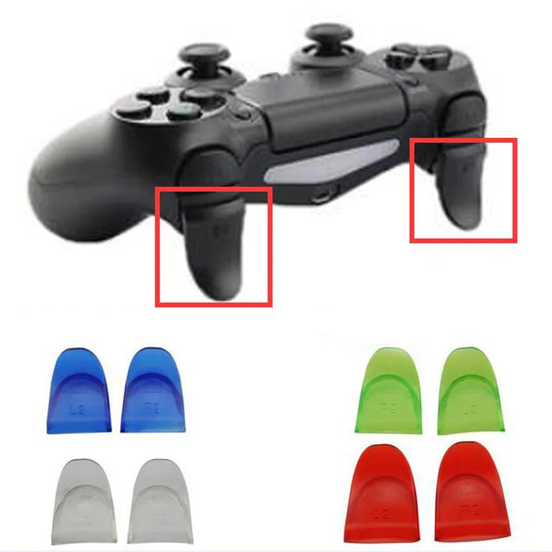 R2 L2 Dual Trigger Extender Attachment Extra Longer Button Part For Sony Playstation Dualshock 4