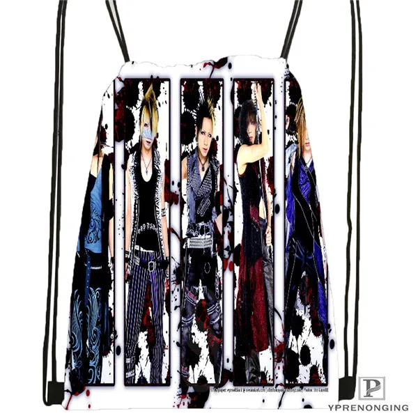 Drawstring Backpack Custom the Gazette by Fxrence походная сумка на шнурке для мужчин и женщин милый рюкзак дети ранец(черная спина) 31x40 см#180531-01-39 - Цвет: Drawstring Backpack