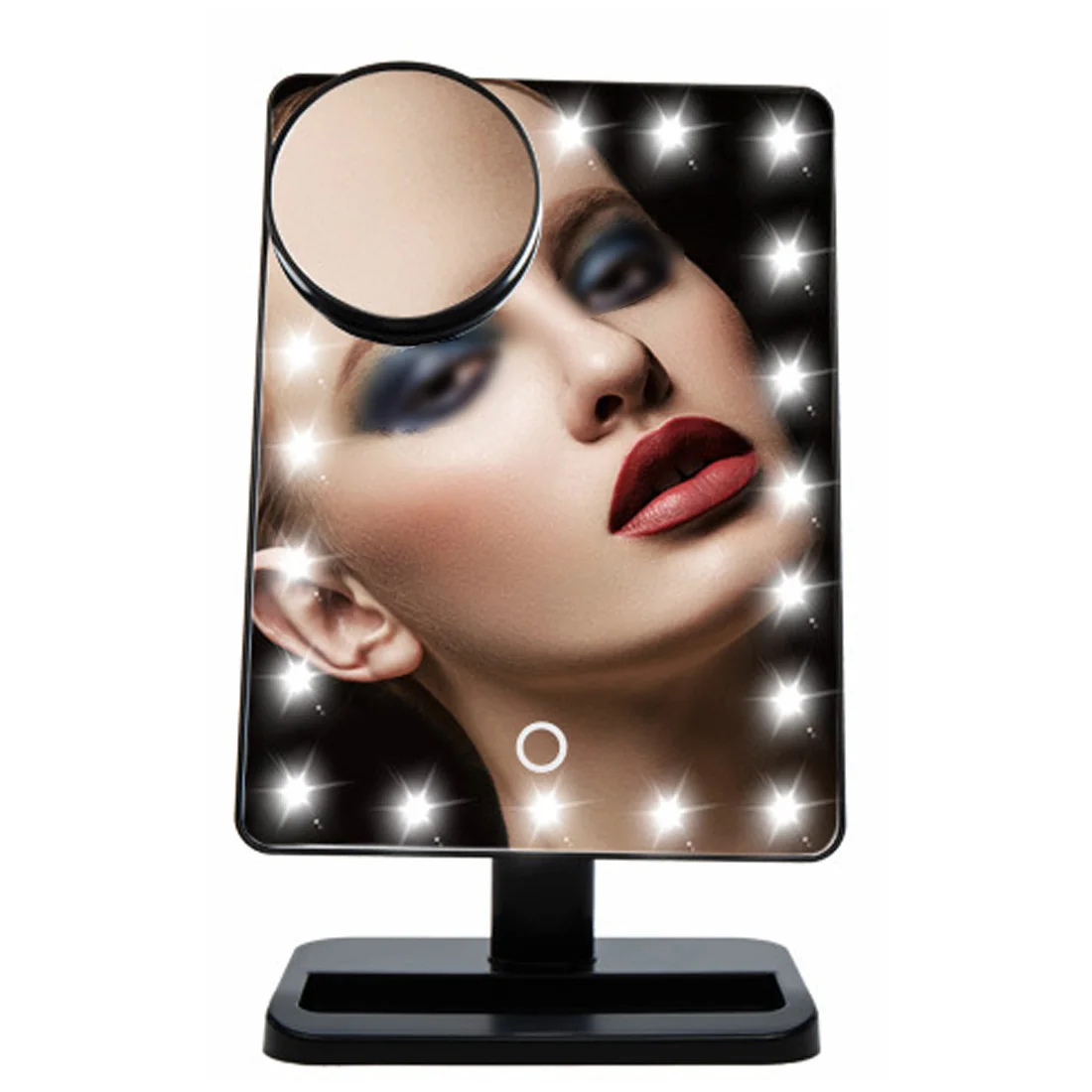 Stunning Tablet / 20 LEDs Lighted Makeup Mirror/Bluetooth Speaker
