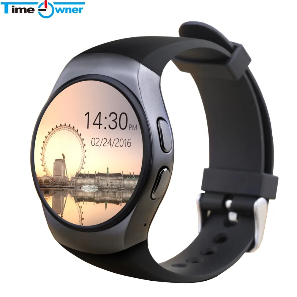 Смарт часы TimeOwner KW18 Android монитор сердечного ритма фитнес трекер умные с sim картой TF