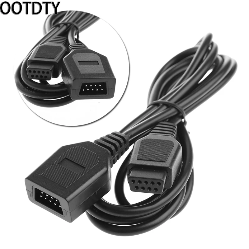 

OOTDTY 9 Pin 1.8M/6FT Extension Cable Cord For Sega Genesis 2 Controllers Handle Grip