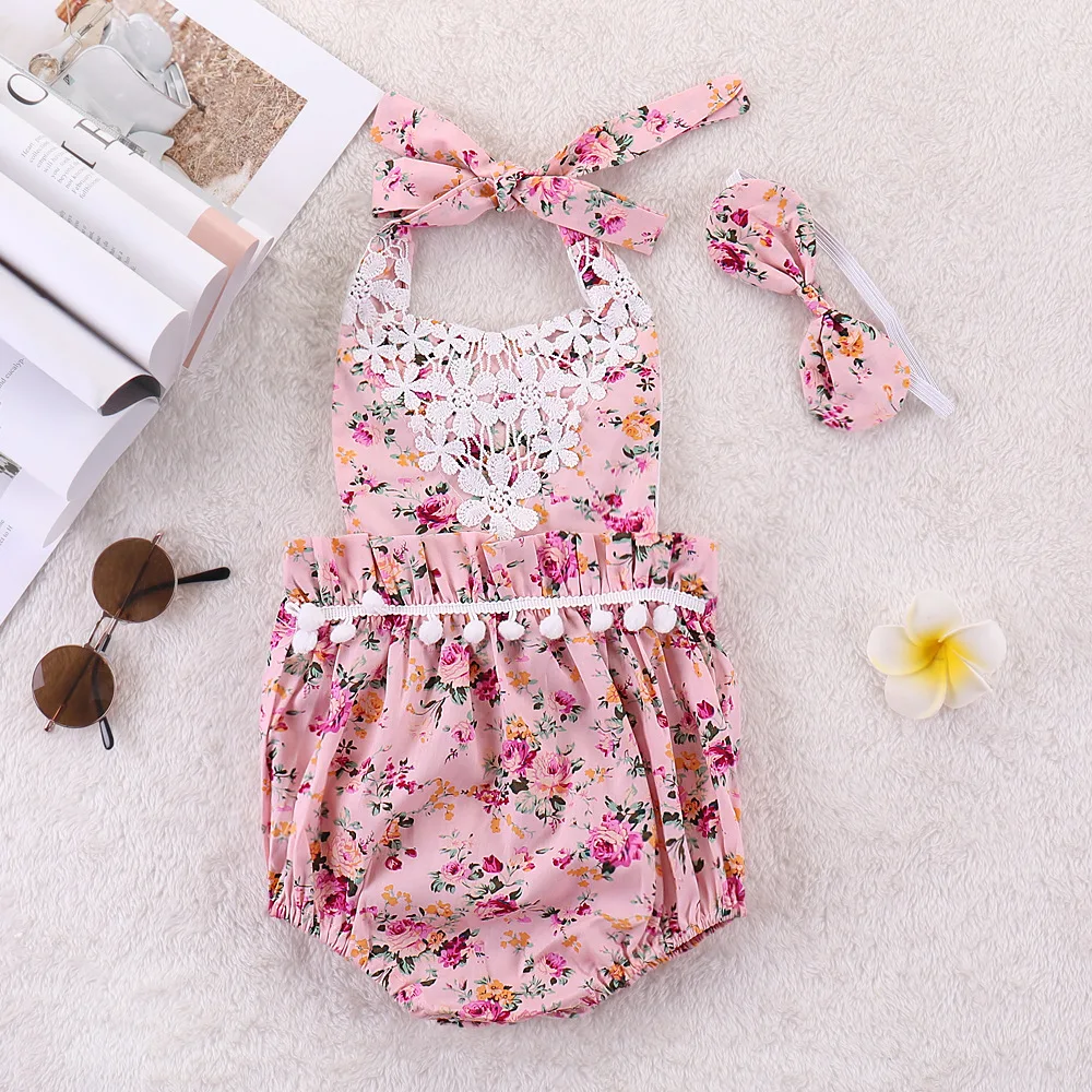 

lol floral sleeveless dress bow-knot cute princess clothes dresses lace wedding Camisole summer for girls baby kids party set