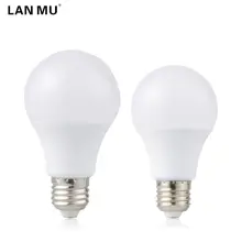 LAN MU LED Bulb Lamps E27 220V-240V Light Bulb SMD2835 Real Power 3W 5W 7W 9W 12W 15W High Brightness Lampada LED Bombillas