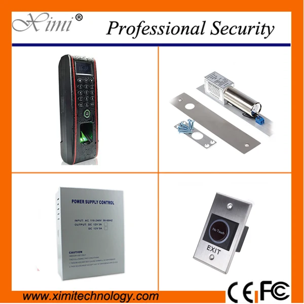 

Free software ZK high quality 3000 fingerprint user TCP/IP RS232 RS485 biometric door lock IP65 fingerprint access control
