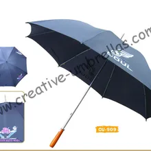 По морю, 190 T полиэстер ткань 14 мм металлический вал и ребра, ручной открытый рекламный зонт для гольфа, ветрозащитный, массовый груз a